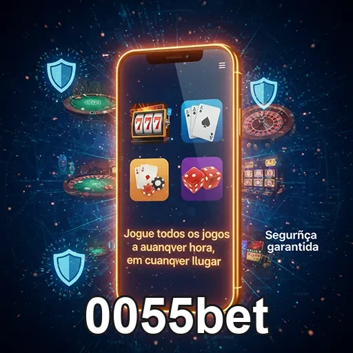 Tela de slots de cassino móvel na 0055bet para diversão segura