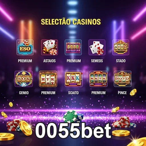 Imagem de jogos de cassino no 0055bet, plataforma de apostas online confiável e divertida.