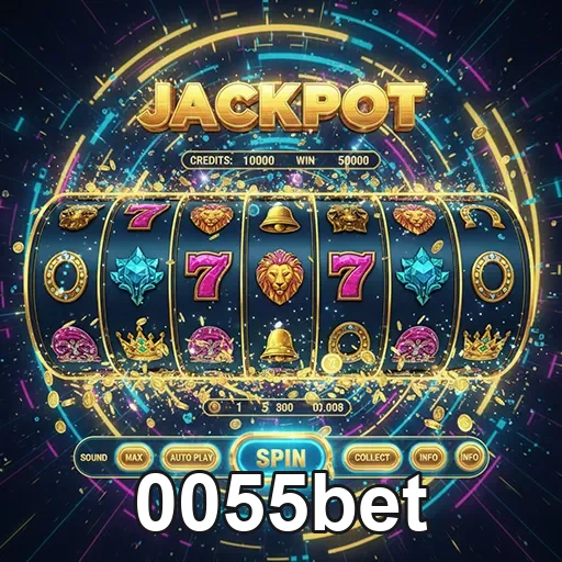 Tela de slots com depósitos acessíveis na 0055bet