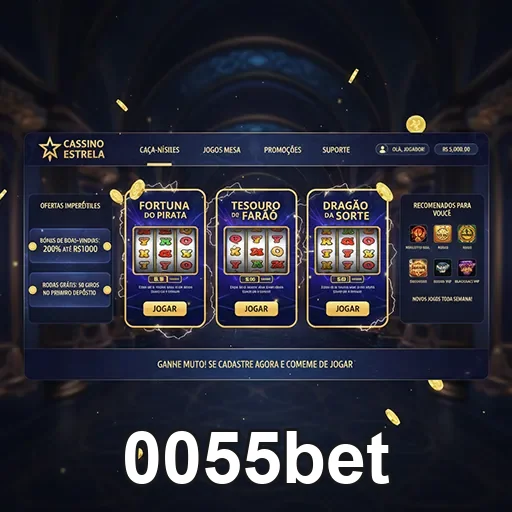 Imagem de um celular mostrando jogos de cassino móvel